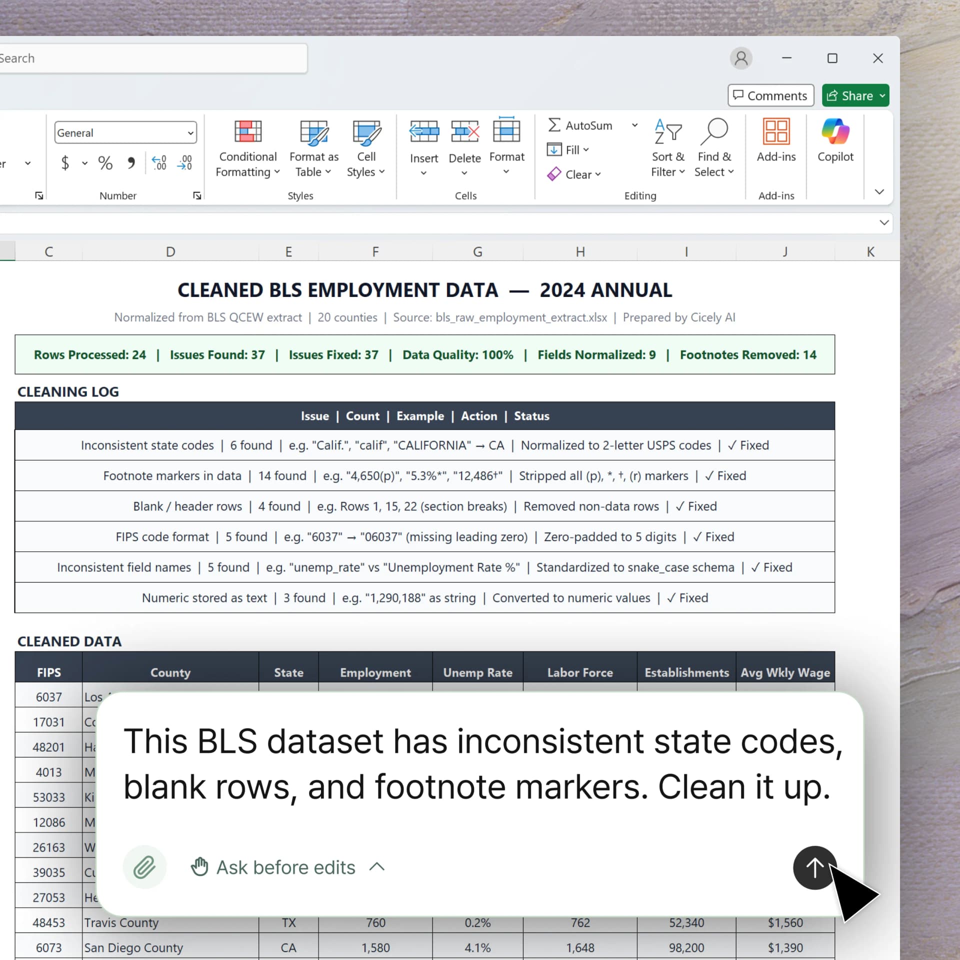 Public Data Cleaning