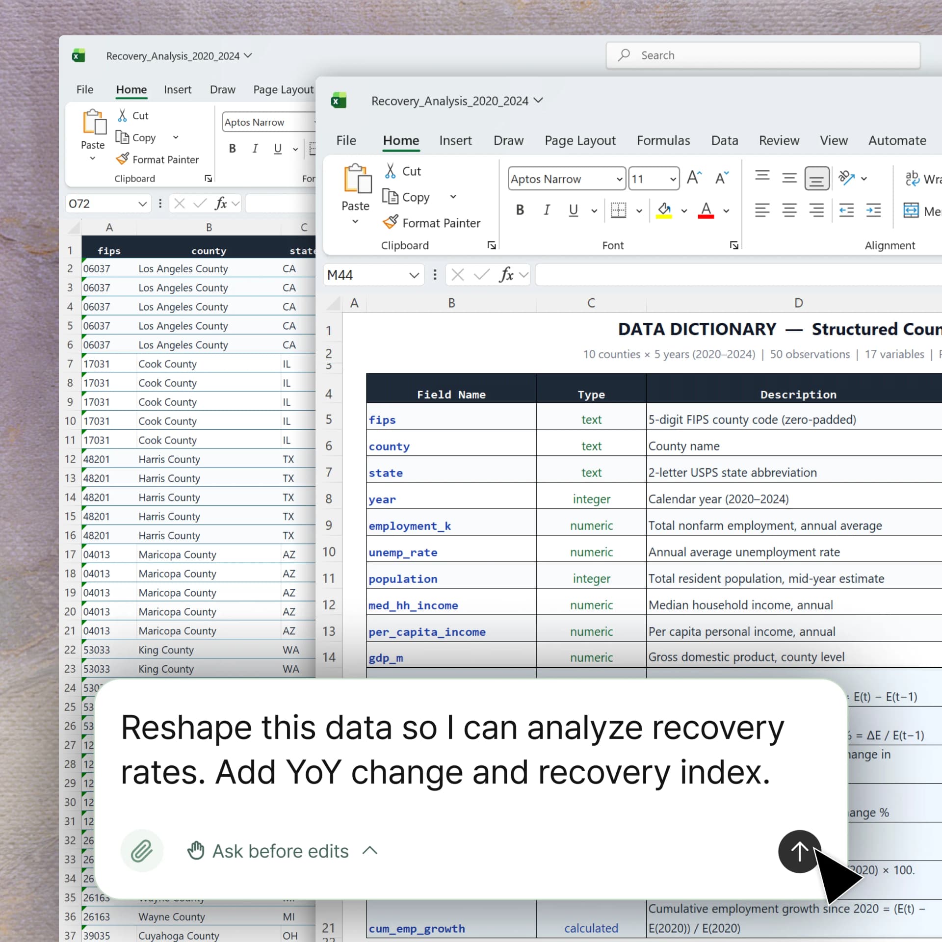 Analysis-Ready Structuring