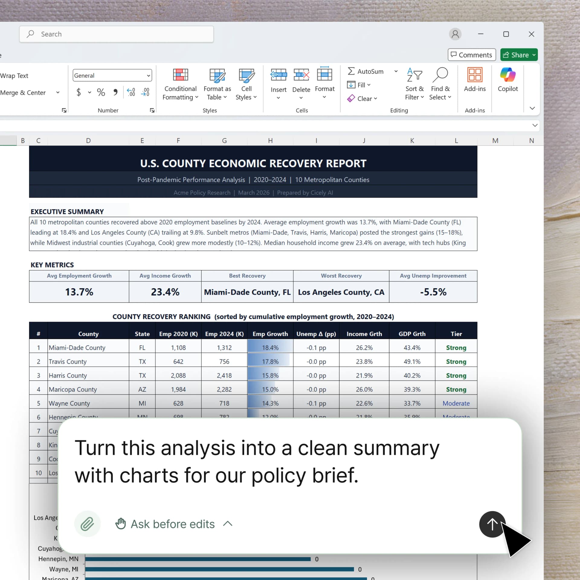 Presentation-Ready Formatting